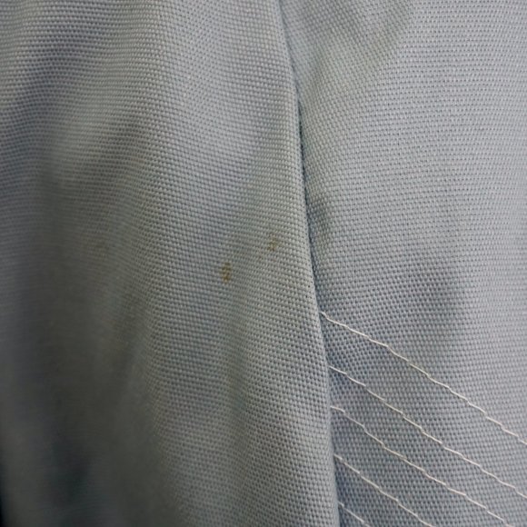 💜 VINTAGE Light Blue Hooded Long Sleeve Jacket/Coat - Picture 7 of 15